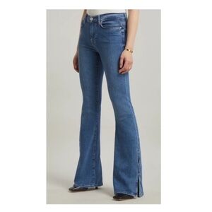 Frame Le High Flare Slits Samson